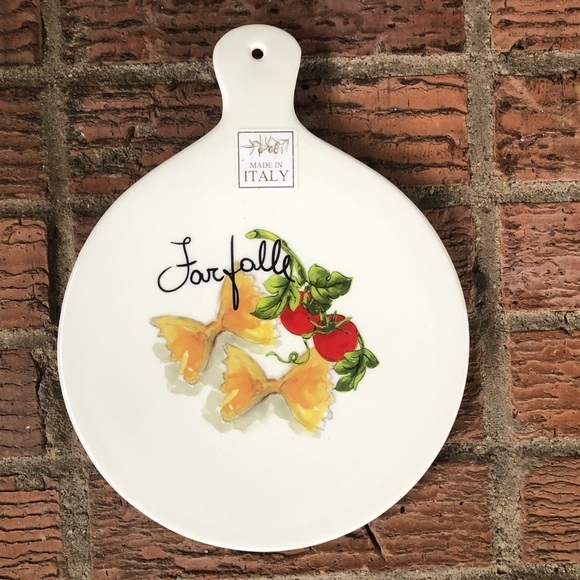 Effetti Home Farfalle Pasta Ceramic Trivet Kitchen Decor - Picture 1 of 3